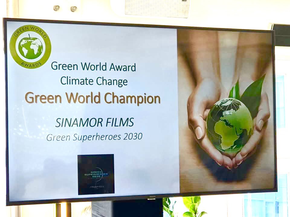 AngieBarea's tweet photo. GREEN WORLD AWARDS 💚🏆
￼Amazing award ceremony in New Zealand!
 May 12th 2025. 🌏🌎🌍
￼@GreenSHeroes and SinAmor Films have received global recognition for their commitment to environmental and social values—winning GLOBAL GOLD at the Green World Awards! #ClimateSolutions https://t.co/xvtYbl7CIA
