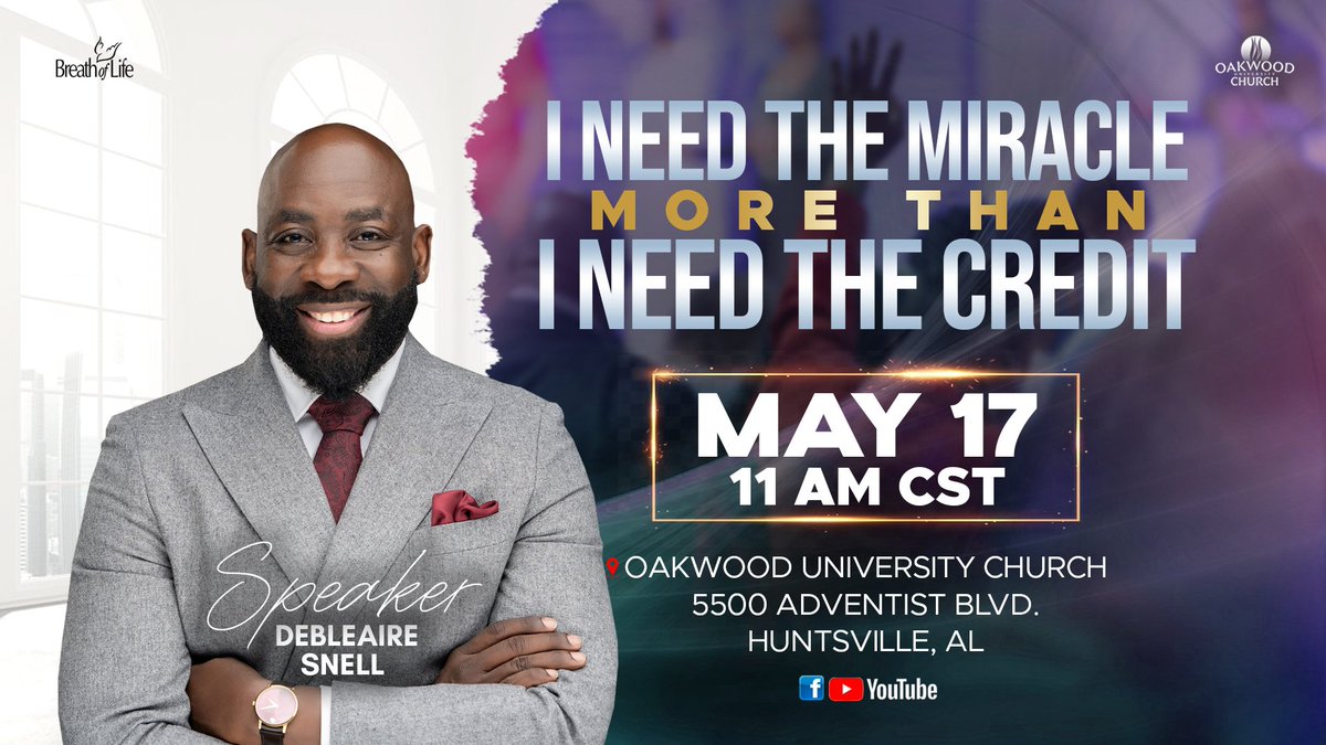 Oakwood University Church tweet media