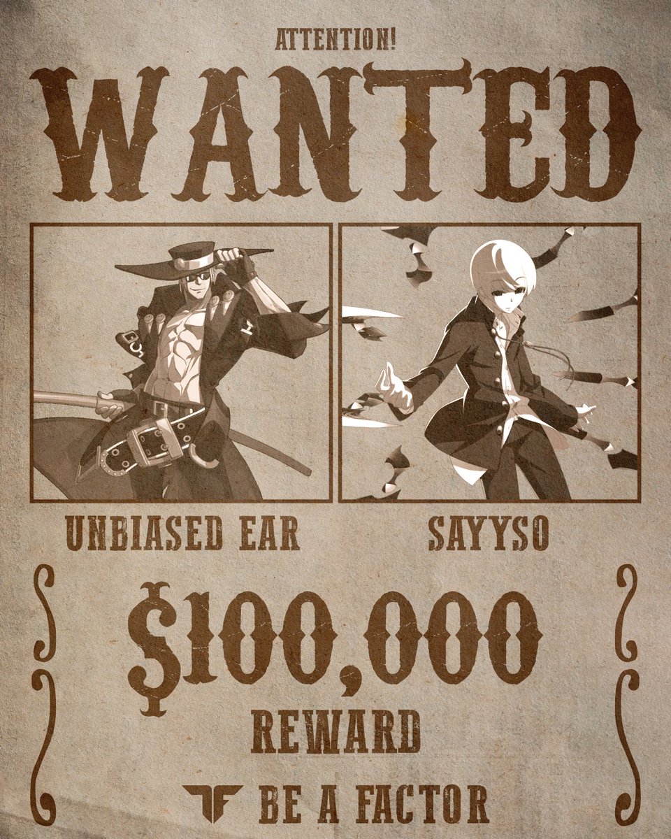 WANTED: <a href="/Unbiased_Ear/">TF/Unbiased Ear</a> and <a href="/Sleepysayyso/">TF | Sayyso</a> 

Reason : joining the best org of all time 😎