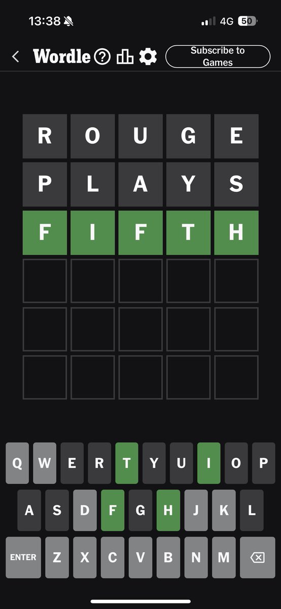 Il wordle di ieri è stato epico