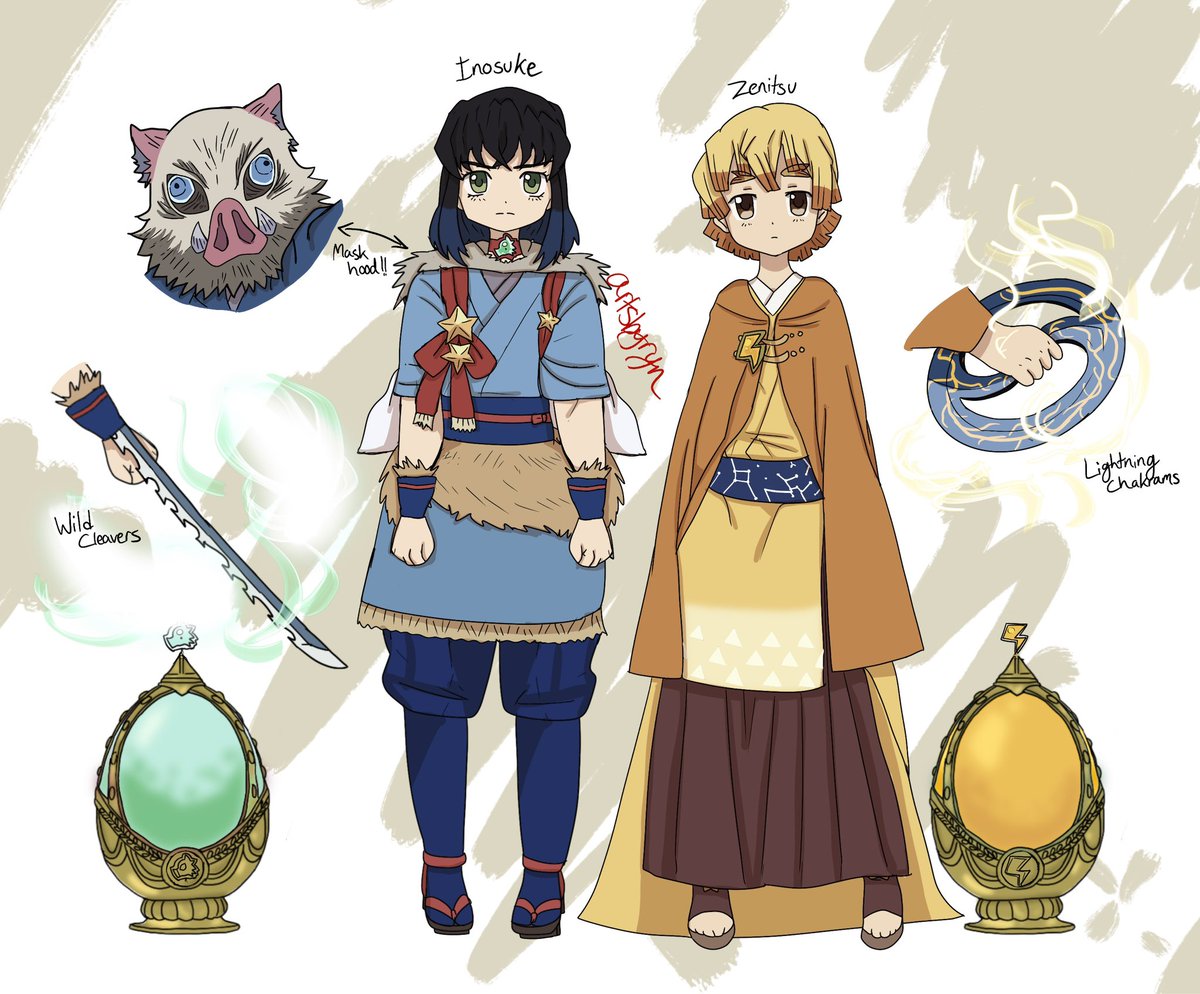 roleswapnezuko's tweet image. Every KNY x Madoka Magica AU design so far.
#knytwt #鬼滅の刃 #pmmm