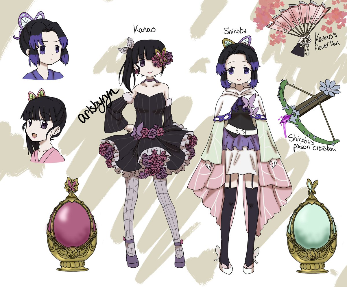 roleswapnezuko's tweet image. Every KNY x Madoka Magica AU design so far.
#knytwt #鬼滅の刃 #pmmm