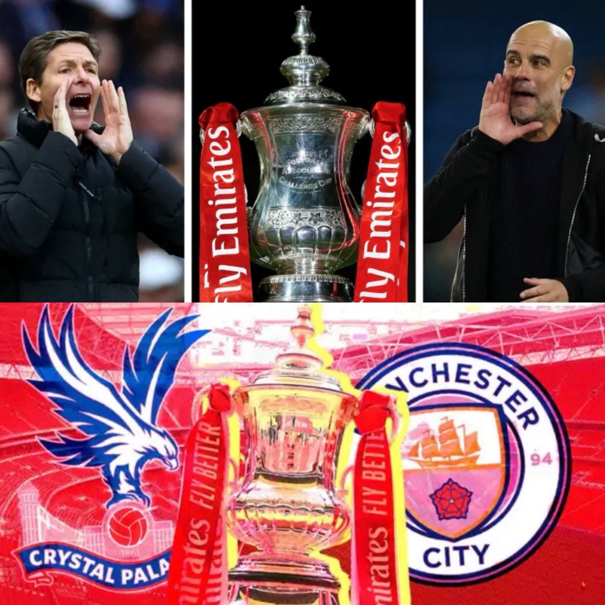 ChathamButler's tweet image. The #FACupFinal kicks off at 11:30am tomorrow! Doors open at 11am so get here early to grab a seat and see who lifts the trophy! #CrystalPalace #ManCity