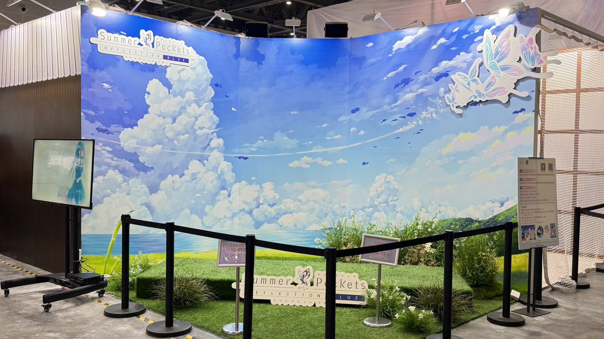 visualantena's tweet photo. 中国・杭州で開催のCOMICUP31に出展!
イベントがスタート!
ブースのテーマは #サマポケRB で、楽しんでいただけるよう、撮影や卓球ゲームを用意しました
#Key
#サマ���ケ
#comicup31 https://t.co/Unt3yobbXz