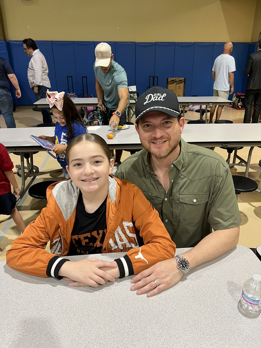 I enjoyed some donuts and time with Madison at Donuts with Dad. I am grateful for moments like these. My little one is growing up so #GirlDad