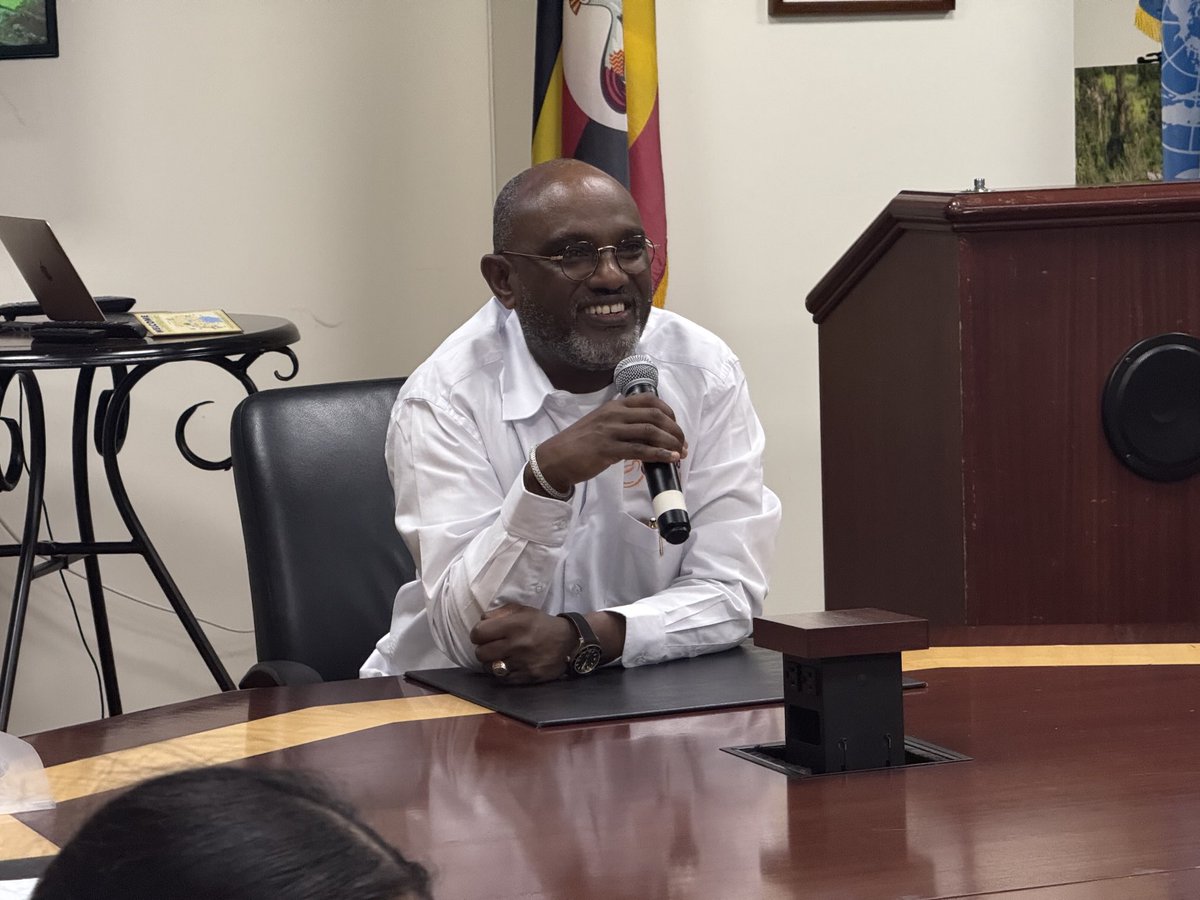 Last week I welcomed students from Lacordaire School New Jersey who@were on a tour to the United Nations Headquarters to Uganda House. I outlined Uganda's priorities at the UN We had a fruitful discussion, I thank my the teachers for preparing them and my team for the arrangement