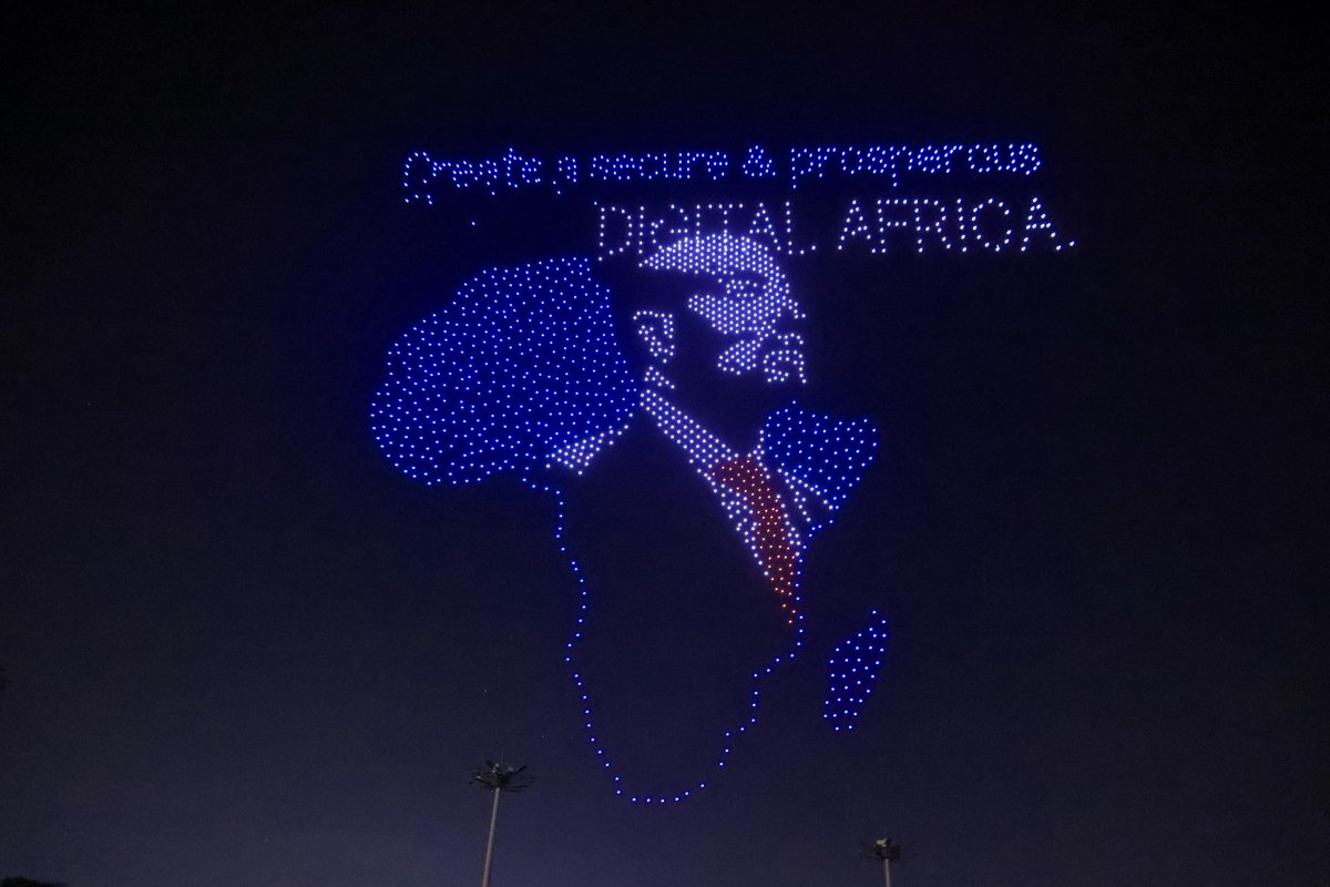 ETEX_Ethiopia's tweet photo. #ETEX 2025 lit up the skies with Africa’s biggest drone show! A jaw-dropping fusion of light, innovation, and national pride at the Gala Dinner — setting the tone for a bold tech future. Ethiopia, you soared tonight!
#InnovationInAfrica #DigitalEthiopia #GalaDinnerETEX #SmartAfrica #TechSpectacle
#DronesOfAfrica #EthiopianTech #AIAndRobotics #LightUpTheSky #TechEvent2025