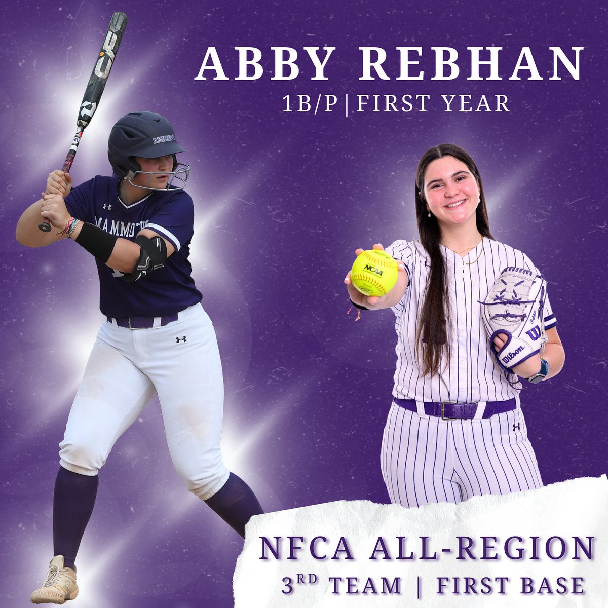 🥎ALL-REGION🥎

Congratulations Abby! We are so proud of your hard work and accomplishments! #ELEVATE