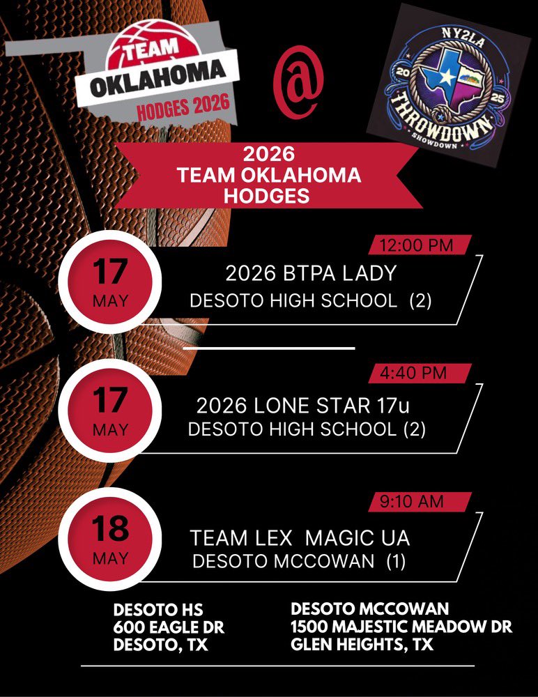 Kailey Brown (@kailey_brown32) on Twitter photo Schedule is up for this weekend! Come watch my team ball! <a href="/TeamOKGirlsBB/">Team Oklahoma Girls Basketball</a> <a href="/Coach_B_Hodges/">Brent Hodges, M.Ed., BA, CAA</a> <a href="/wags1415/">Shane Wagner</a> Schedule is up for this weekend! Come watch my team ball! <a href="/TeamOKGirlsBB/">Team Oklahoma Girls Basketball</a> <a href="/Coach_B_Hodges/">Brent Hodges, M.Ed., BA, CAA</a> <a href="/wags1415/">Shane Wagner</a>