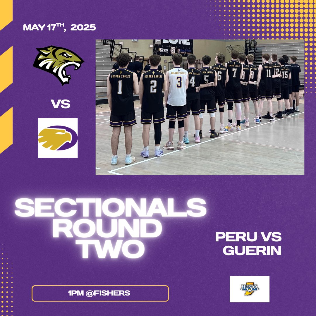 With their win over Noblesville last night, the Eagles advance to the second round of sectionals and play Peru tomorrow at 1pm at Fishers.

The winner will advance to the championship round at 7pm. 

Focus. Fight. Finish.

Go Eagles!