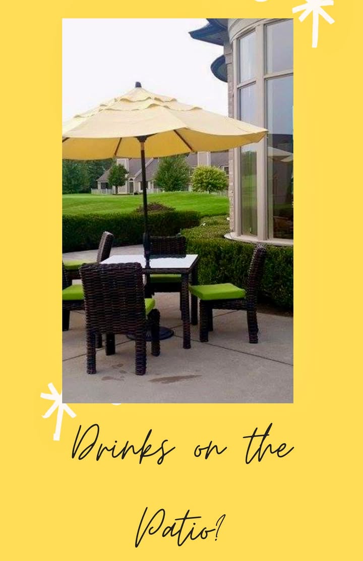HeathersClub's tweet photo. The patio is open! https://t.co/ML52AqJsKF