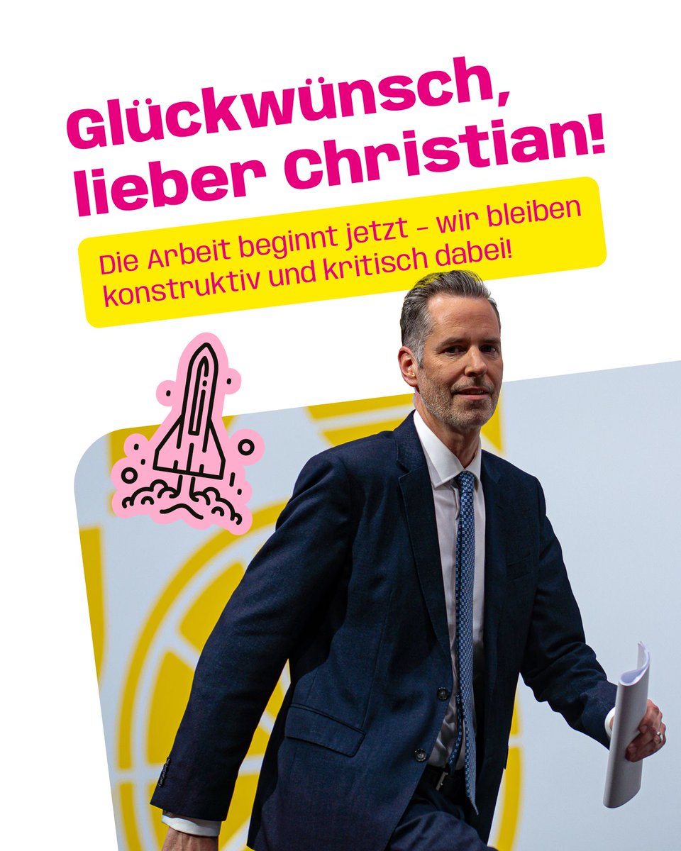 Wir gratulieren <a href="/christianduerr/">Christian Dürr</a> zu seiner Wahl zum neuen Bundesvorsitzenden der FDP! 🤝🏻 Wir werden daran mitwirken, die Freien Demokraten inhaltlich und strukturell zu erneuern. Das ist ein Versprechen. 😉✌🏻 

📸 Christopher Altenhof