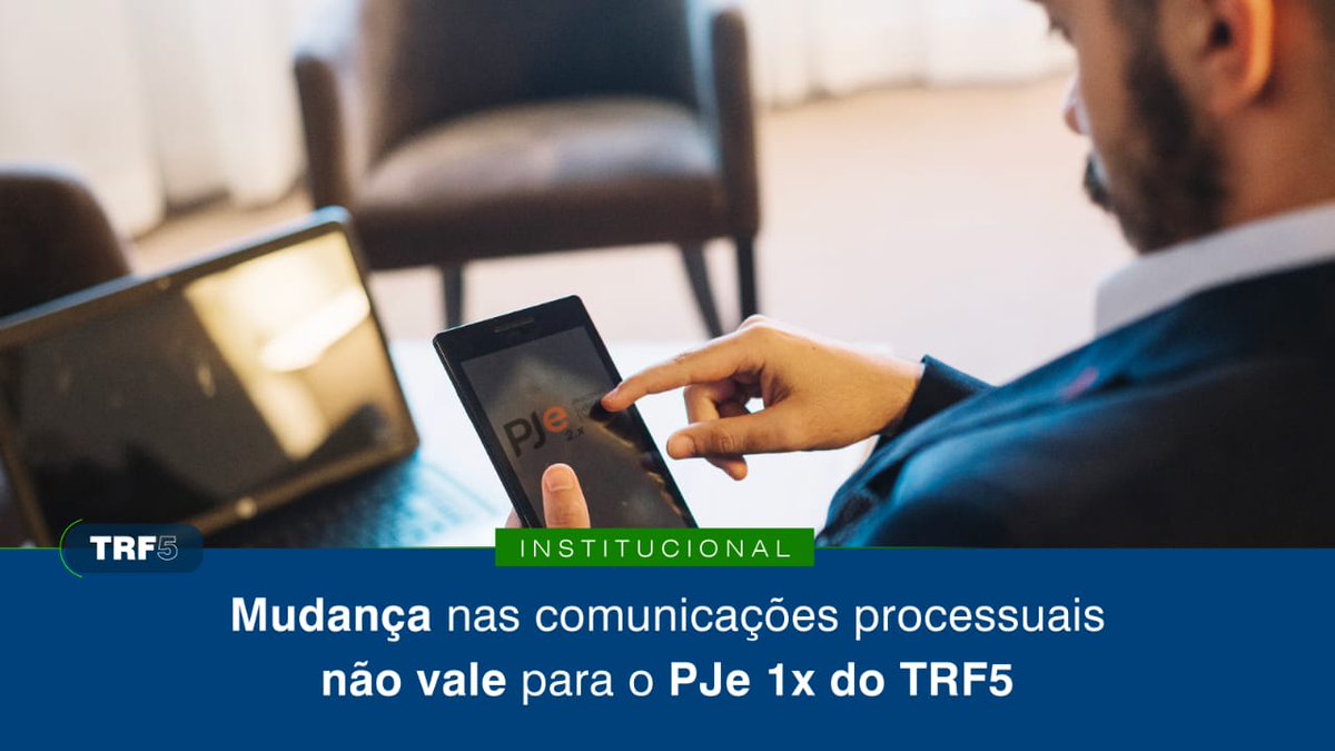Por ora, alterações foram implementadas somente no PJe 2x. Saiba mais: bit.ly/4k244N7