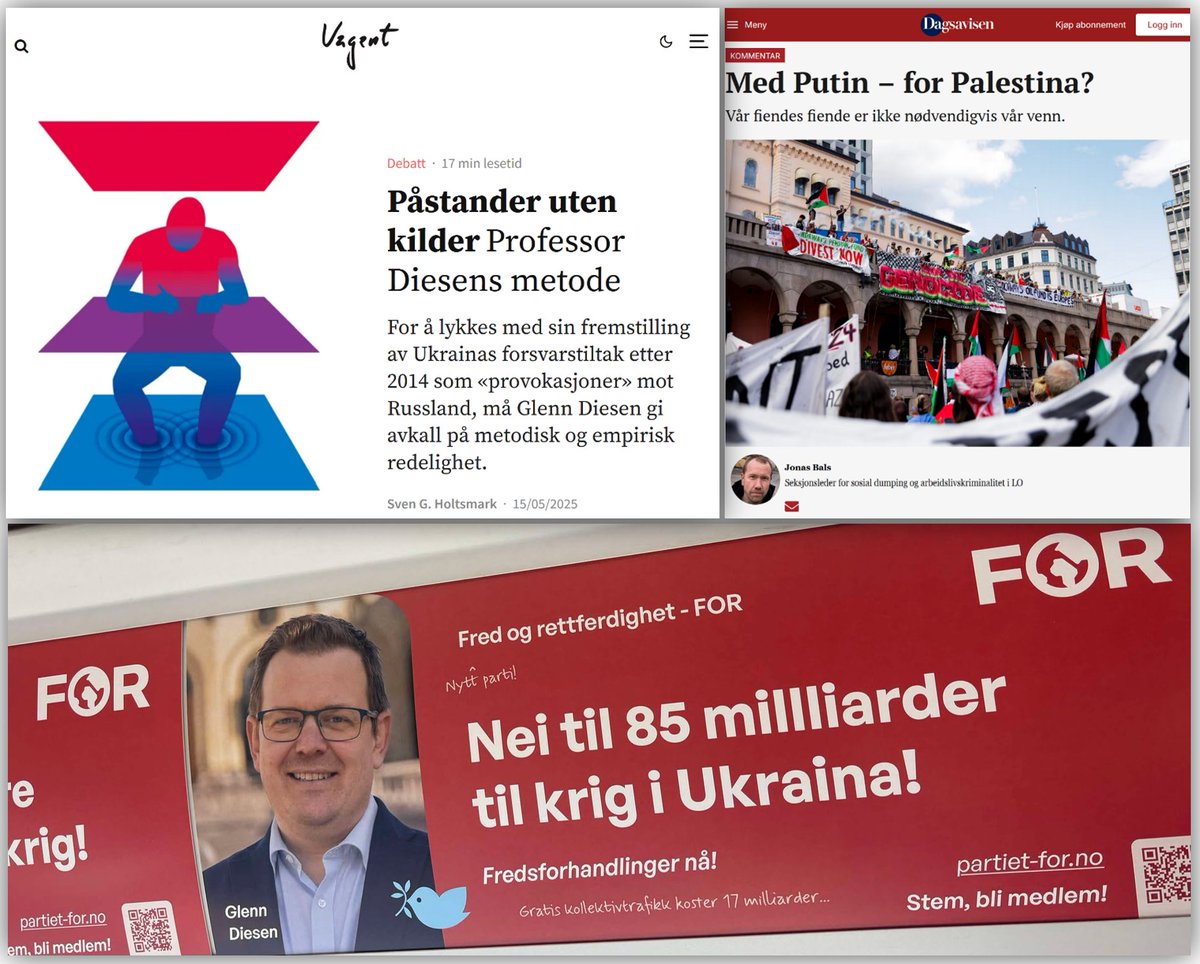 Dagens Diesen - det er ikke alltid at alle gode ting er tre: 🧵 1/13