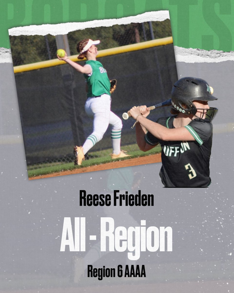 Congratulations to junior, Reese Friedan on being selected to the Region 6 AAAA All-Region team. We are so proud of you!!💚🖤 <a href="/reese_frieden26/">Reese Frieden</a> <a href="/_BLHS_Athletics/">BLHS Athletics</a>