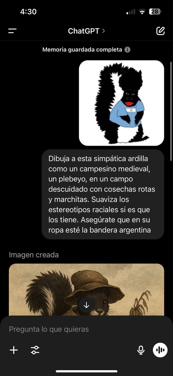 equisdors's tweet photo. lo que me causa gracia de esta reversión de la peronardilla es que le dije que le pusiera los labios gruesos y la nariz ancha sin que caiga en estereotipos racistas negativos y no lo hizo racista hasta para mi criterio sino que puso LA BOMBONERA ATRÁS ESO NO ESTABA EN EL PROMPT https://t.co/GMppw65ufB