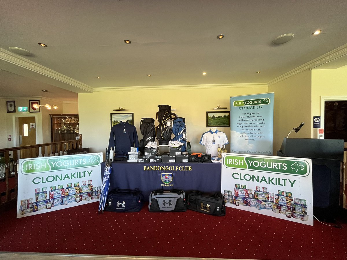 Prizes up for grabs at the Kilbrittain GAA Annual Golf Classic
<a href="/IrishYogurts/">Irish Yogurts Clonakilty</a> <a href="/BandonGolfClub/">Bandon Golf Club</a>