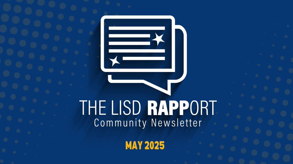 Lori Rapp (@loridrapp) on Twitter photo Be sure to check out this monthโs RAPPort Community Newsletter for legislative information, #LISDAwards Winners, bond updates and other important news from across <a href="/LewisvilleISD/">Lewisville ISD</a>.
๐ secure.smore.com/n/h37tn Be sure to check out this monthโs RAPPort Community Newsletter for legislative information, #LISDAwards Winners, bond updates and other important news from across <a href="/LewisvilleISD/">Lewisville ISD</a>.
๐ secure.smore.com/n/h37tn