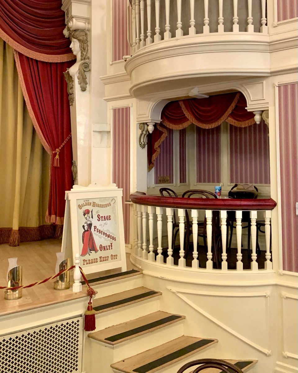 DAPs_Magic's tweet photo. What better place for a light lunch on the first day of the #Disneyland70 celebration than in Waltโs favorite box seat in the world famous Golden Horseshoe?
#dapsmagiclive https://t.co/OJlGUVP5zZ