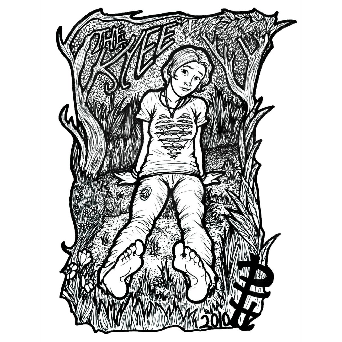 The girl named the Kyee and the warm summers day 2010 By #OrobasArt   Back when the website dailybooth existed, I did this drawing a look book fashionista who had a habit of going barefoot.