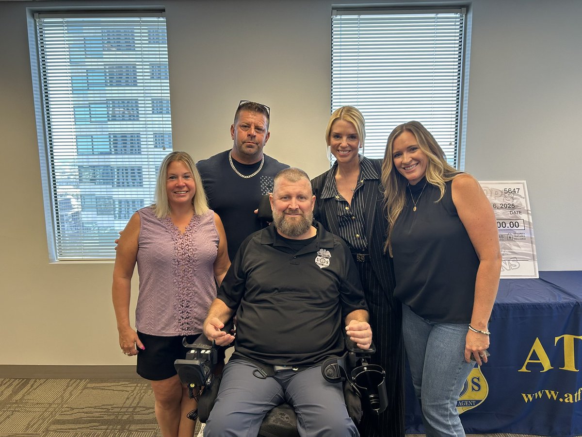 It was an honor to visit <a href="/ATF_Tampa/">ATF Tampa</a> today and hear the incredible story of Matt Murray, a brave agent who suffered a devastating gunshot wound while trying to break up a fight on his night off. Matt is making a strong recovery and has the full support of the <a href="/ATFHQ/">ATF HQ</a> and