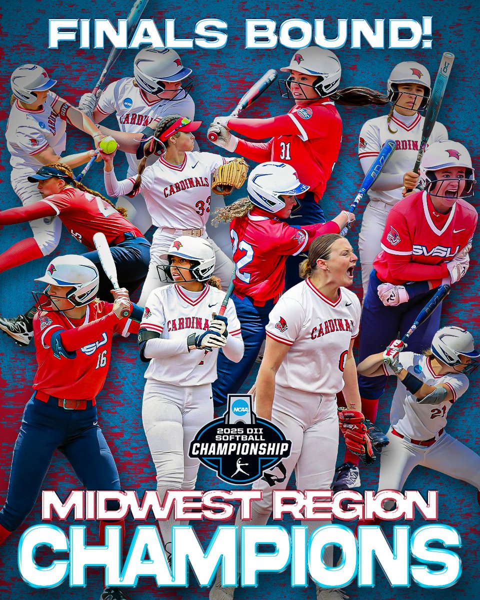 svsuathletics (@svsuathletics) on Twitter photo WE'RE HEADING TO CHATTANOOGA!!!🏆
<a href="/SVSU_Softball/">Cardinal Softball</a> is NCAA DII Finals bound after a 6-5 comeback win in game three against UIndy!🔥
#BeaksUp #GoCards #StandOut WE'RE HEADING TO CHATTANOOGA!!!🏆
<a href="/SVSU_Softball/">Cardinal Softball</a> is NCAA DII Finals bound after a 6-5 comeback win in game three against UIndy!🔥
#BeaksUp #GoCards #StandOut