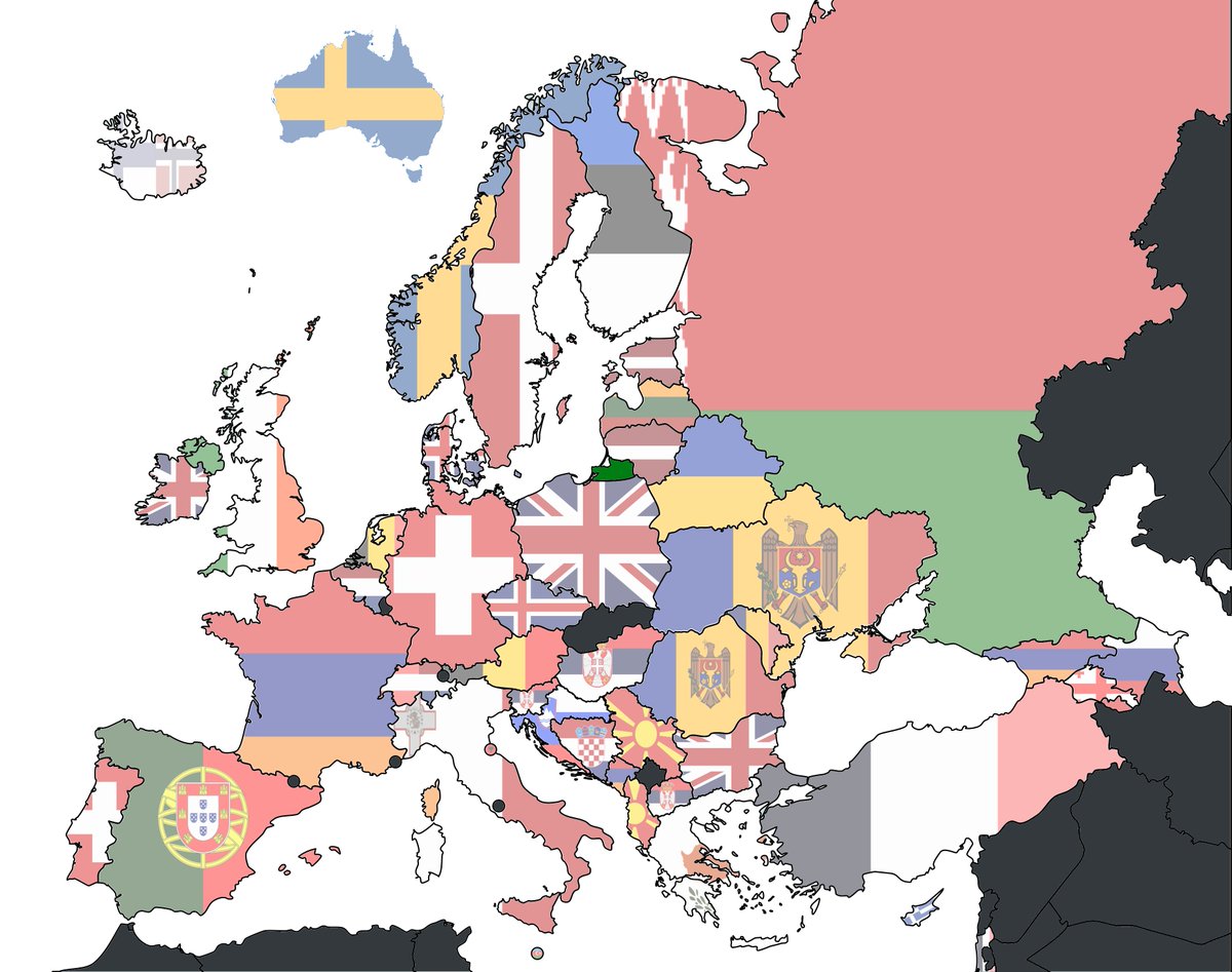 Eurovision: The country each nation received the most points from over the last 20 year