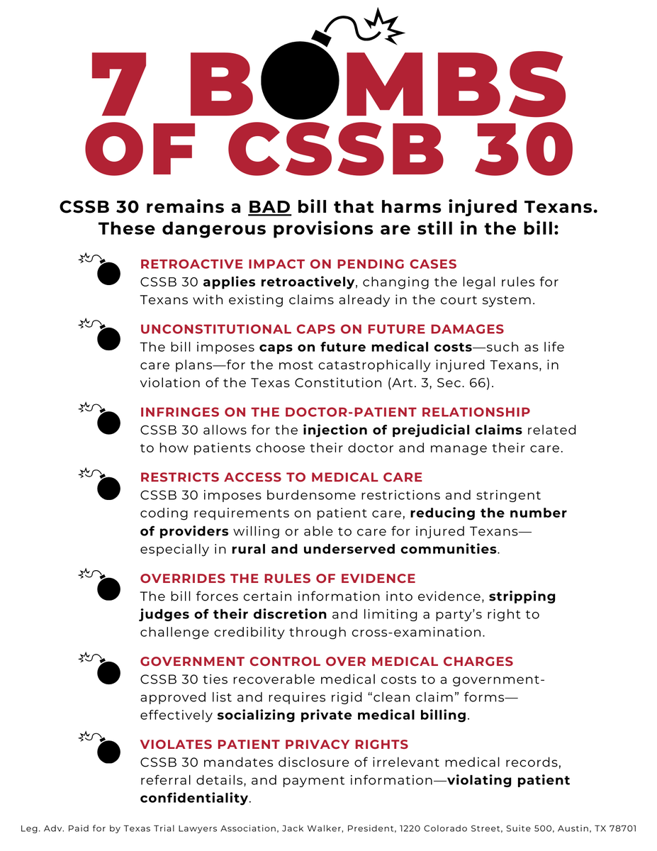TTLA_'s tweet photo. CSSB 30 remains fatally and fundamentally flawed. Here are 7 reasons why. #txlege https://t.co/kXPBVNVUBd