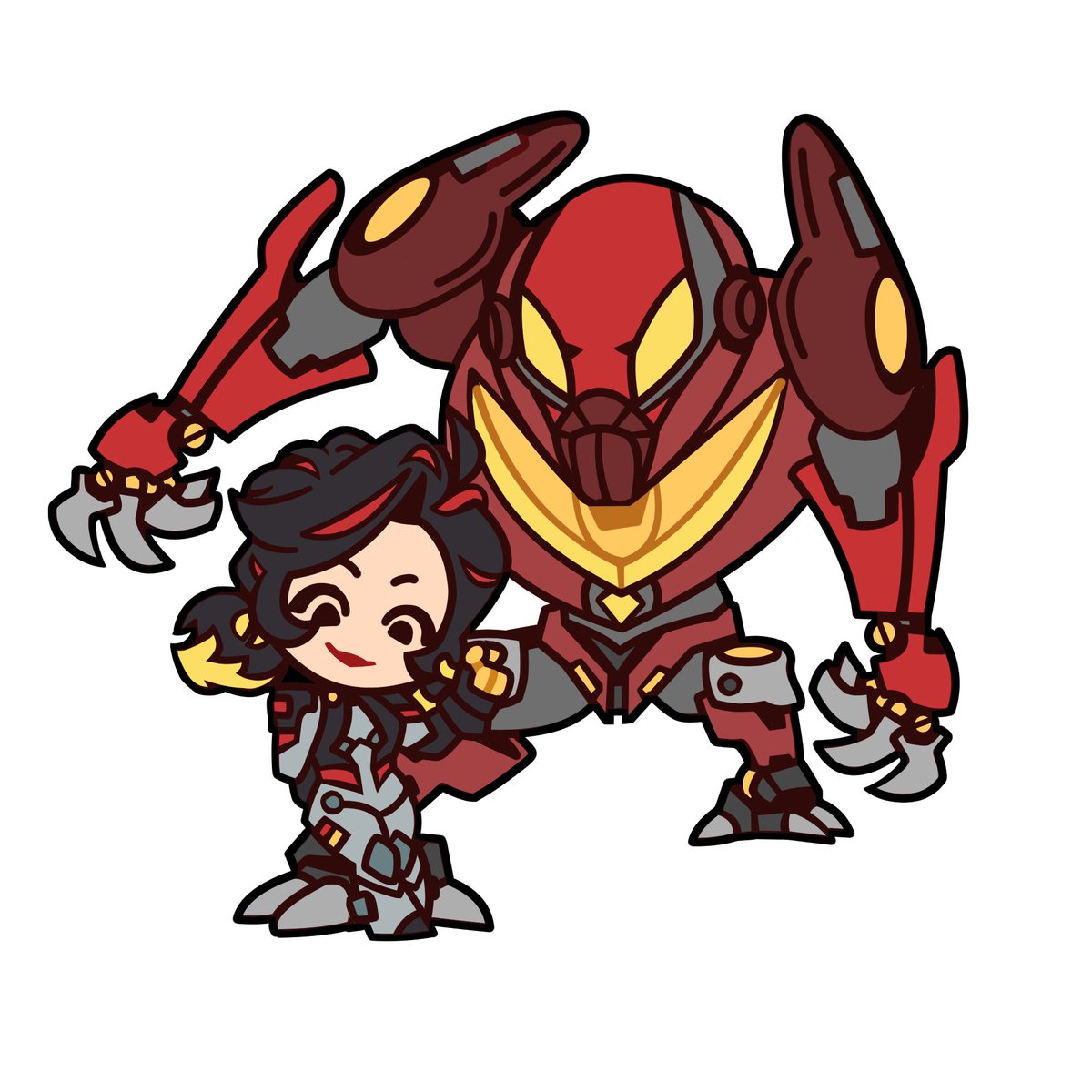optyck's tweet photo. SP//dr is more than just a mechanized suit of armor. It's my best friend. https://t.co/rM45utHb4S