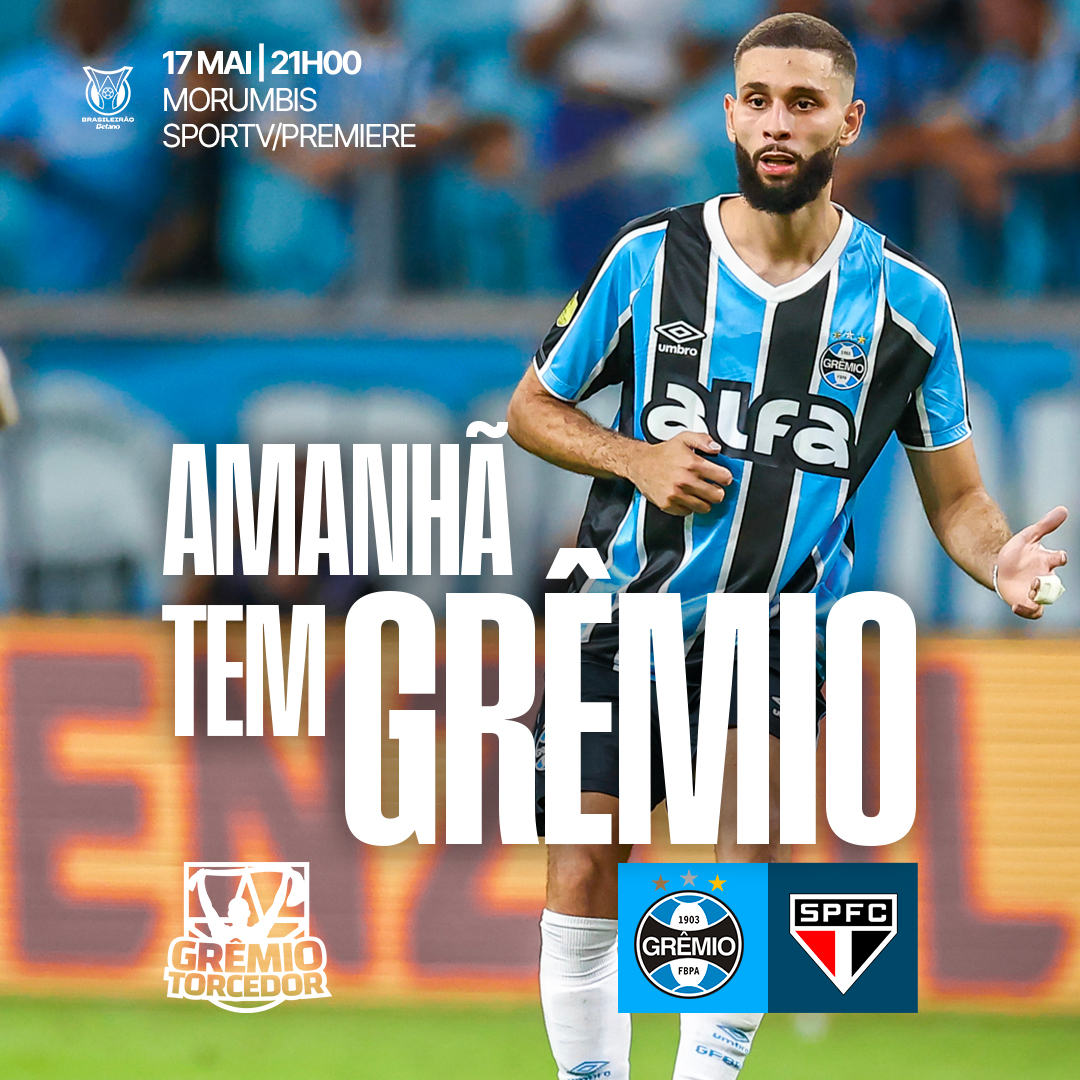 SE NÃO VENCER O SAO PAULO, GRÊMIO PODE VOLTAR PARA O Z4
Leia a matéria no site gremiotorcedor.com.br