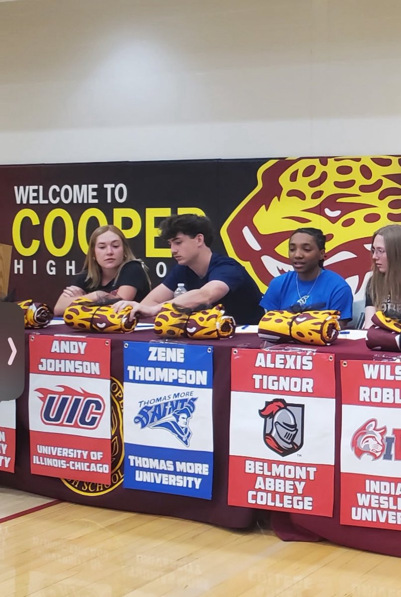 Cooper Jaguars (@cooperhsgirlsbb) on Twitter photo Big congrats to Zene Thompson on officially signing to play basketball at Thomas More University! We canโt wait to see you shine as a Saint! ๐ <a href="/Iso_Zee/">Zene Thompson</a> Big congrats to Zene Thompson on officially signing to play basketball at Thomas More University! We canโt wait to see you shine as a Saint! ๐ <a href="/Iso_Zee/">Zene Thompson</a>
