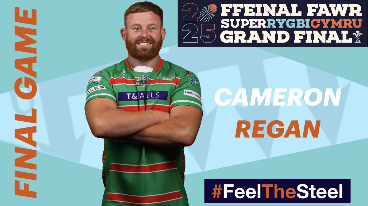 Ebbw Vale Rugby (@evrfc) on Twitter photo The SRC Grand Final will see the final appearance of Cameron Regan for the Steelmen.
After making over 200 appearances for the Steelmen in two spells Cam will hang up his boots after the final.
A true club legend…
#FeelTheSteel #OneFinalTime
<a href="/AllWalesSport/">All Wales Sport</a> <a href="/SuperRygbiCymru/">Super Rygbi Cymru</a> The SRC Grand Final will see the final appearance of Cameron Regan for the Steelmen.
After making over 200 appearances for the Steelmen in two spells Cam will hang up his boots after the final.
A true club legend…
#FeelTheSteel #OneFinalTime
<a href="/AllWalesSport/">All Wales Sport</a> <a href="/SuperRygbiCymru/">Super Rygbi Cymru</a>