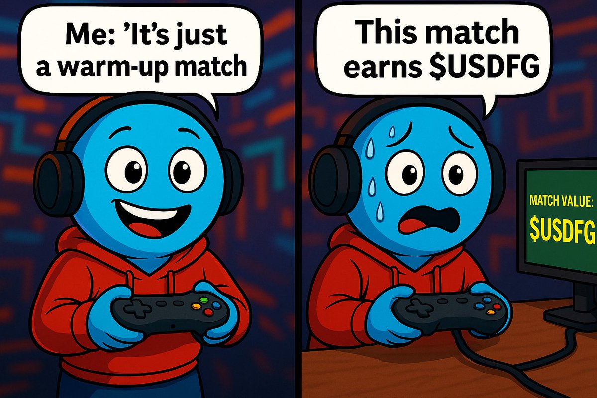 USDFGAMING's tweet image. That moment you realize it’s not just for fun.

#USDFG #CompetetoEarn #SkillBasedGaming #DigitalAchievements #USDFGAMING