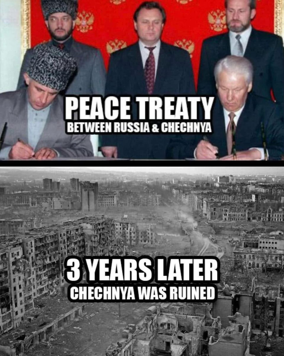 It is not a big deal to sign a peace treaty with russia. The real challenge is to survive this peace.