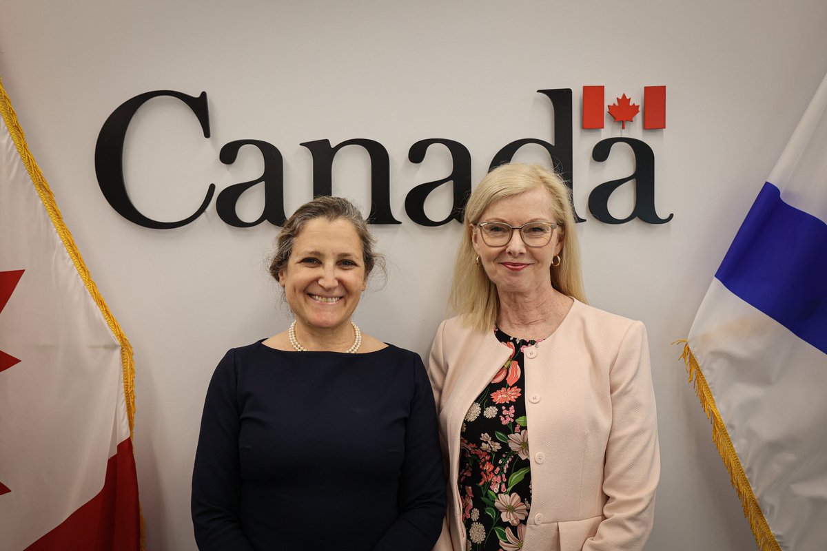 Chrystia Freeland tweet media