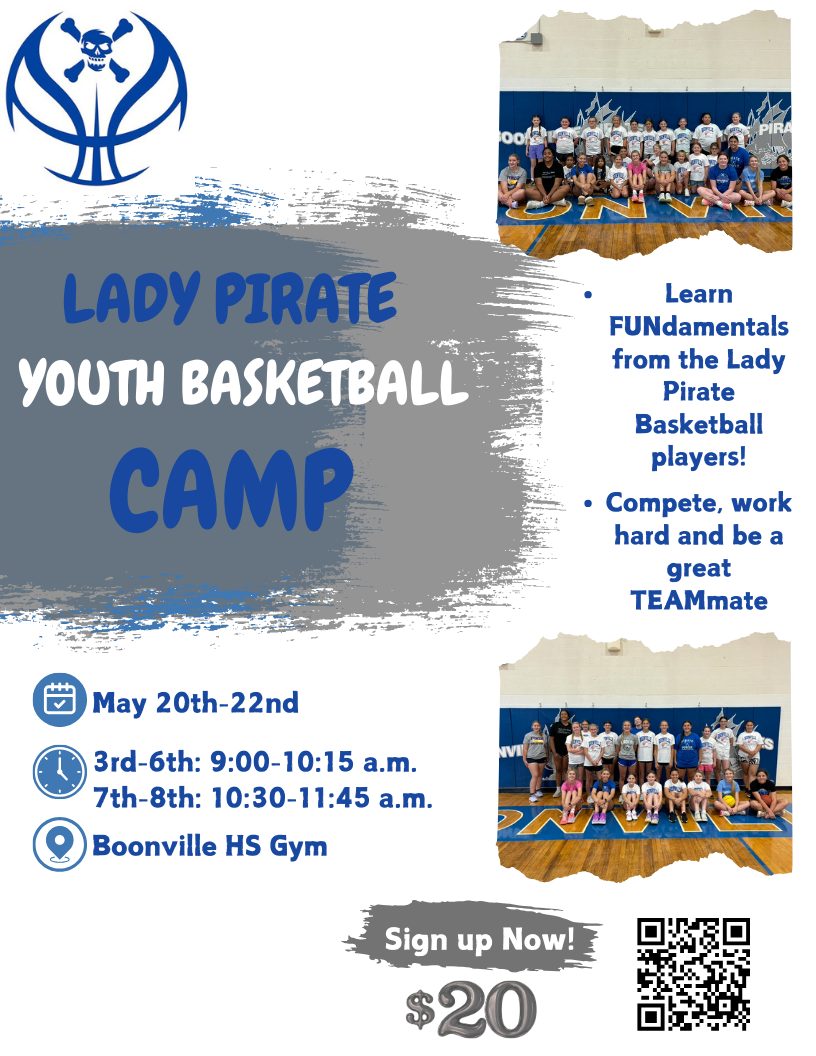 boonvillepirat1's tweet photo. Looking for summer camps for your future Pirate?!  Check out these great Pirate affiliated camps.

We will keep this updated as more information becomes available. All dates are subject to change. We do not have specific information about any of the camps. We simply want to BOOST our Boonville Pirates!

Please help us share the info!  Have a great summer, future Pirates!