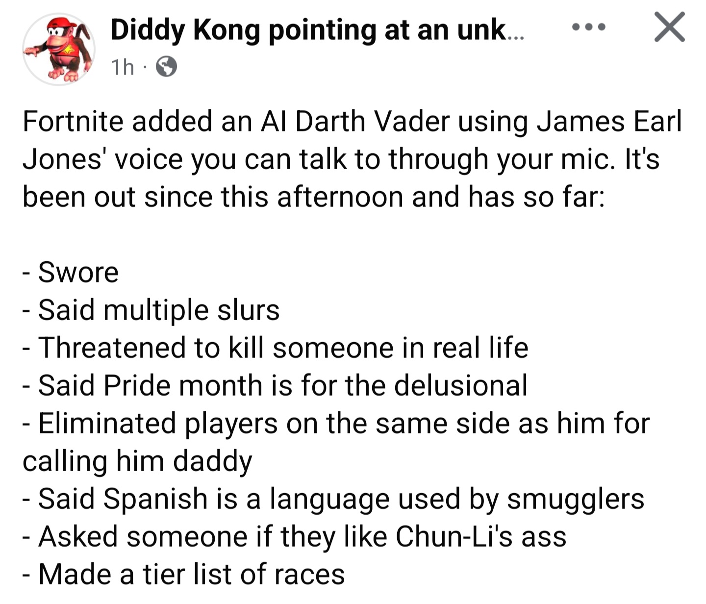 Fortnite’s AI Darth Vader Exploited, Dynamic Dialogue Generation Faces Guardrail Challenges