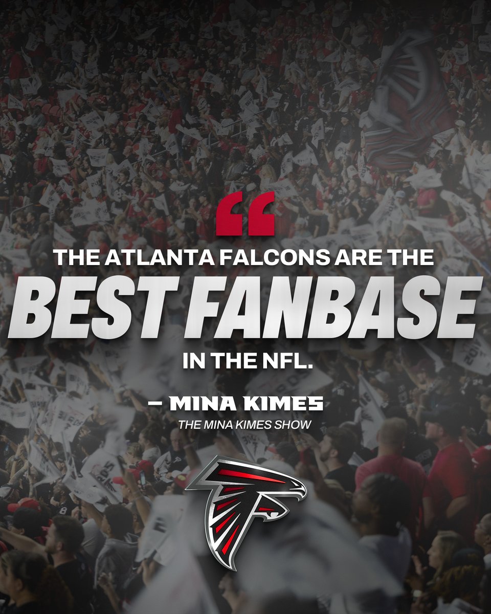 AtlantaFalcons's tweet photo. .@minakimes knows ball 🗣️ https://t.co/EpZJHhYlI1