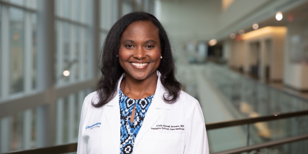 We’re so proud to share that Cindy Darnell Bowens, M.D., MSCS, Professor of Pediatric Critical Care, has been named the Chief Medical Officer of Children’s Medical Center Dallas.

Please join us in congratulating her on this well-deserved appointment. <a href="/childrens/">Children's Health</a> 
#Pediatrics