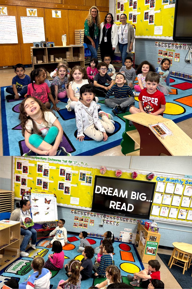 We appreciate the Park Avenue School Kindergarten teachers for this week's Read Aloud visit. You have inspired the students' imagination, built connections and promoted a love for reading in our young learners. ❤️📚
Agradecemos a las maestras de kínder de la Escuela Park Avenue