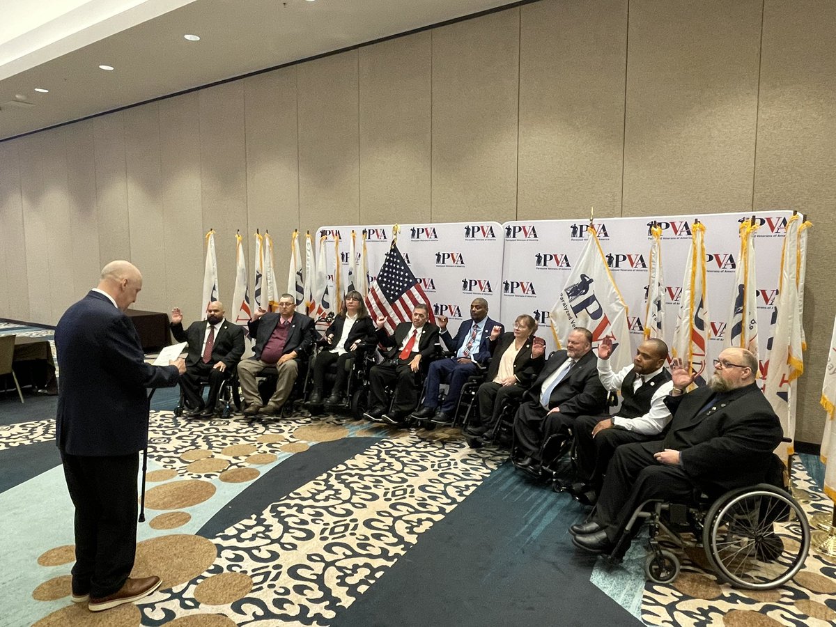 PNMagazine's tweet image. The @PVA1946 Board of Directors selected its executive committee for fiscal year 2026 on the final day of the 79th annual convention in Austin, Texas. #pno2025