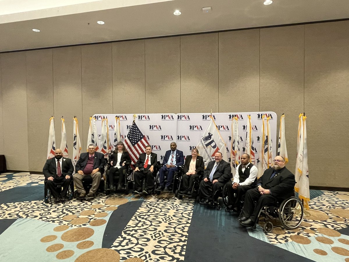 PNMagazine's tweet image. The @PVA1946 Board of Directors selected its executive committee for fiscal year 2026 on the final day of the 79th annual convention in Austin, Texas. #pno2025