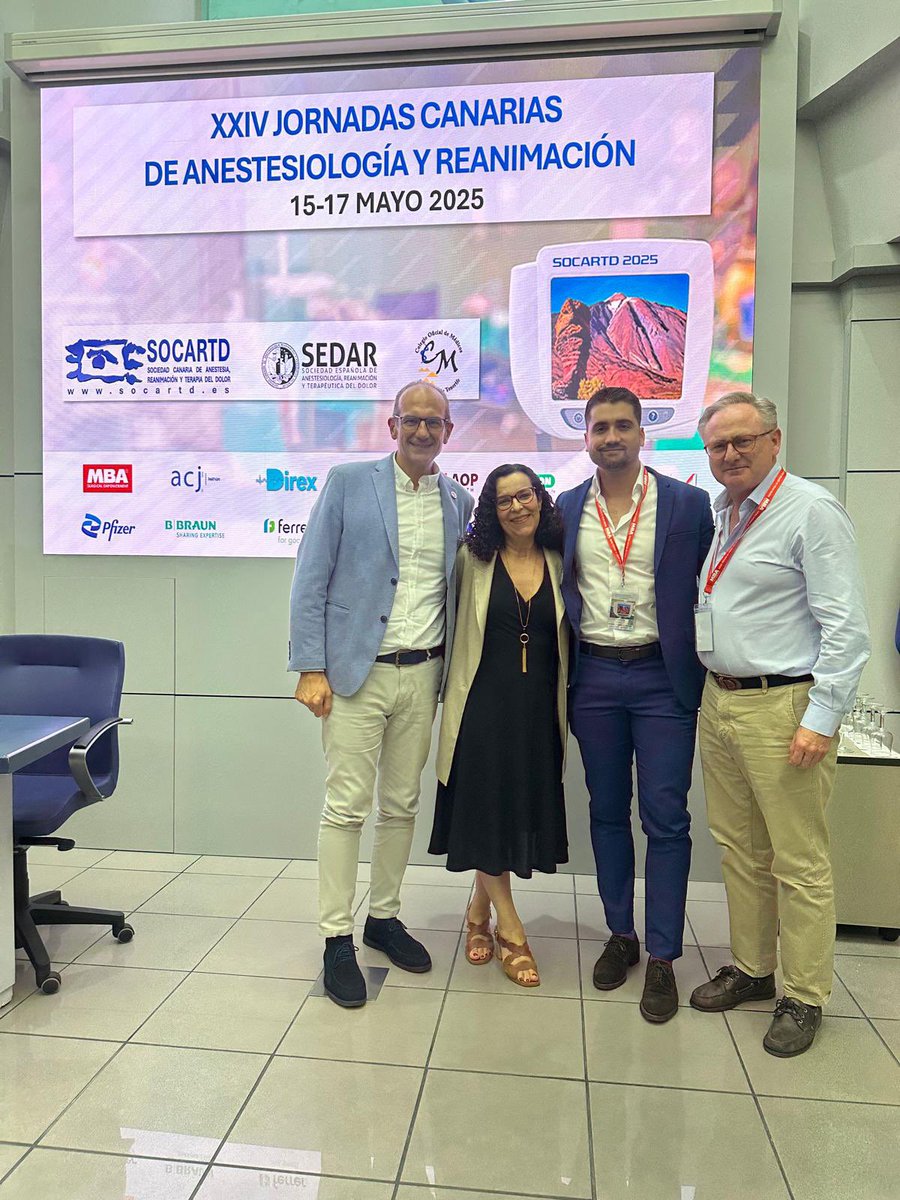 ¡Eternamente agradecido al Congreso de la Sociedad Canaria de Anestesia por tanto cariño, hospitalidad y reconocimiento! Un honor compartir conocimientos sobre ventilación mecánica y representar a <a href="/sedar_es/">SEDAR</a> en un evento tan maravilloso. 
🌟❤️👏 

#Orgullodeseranestesista