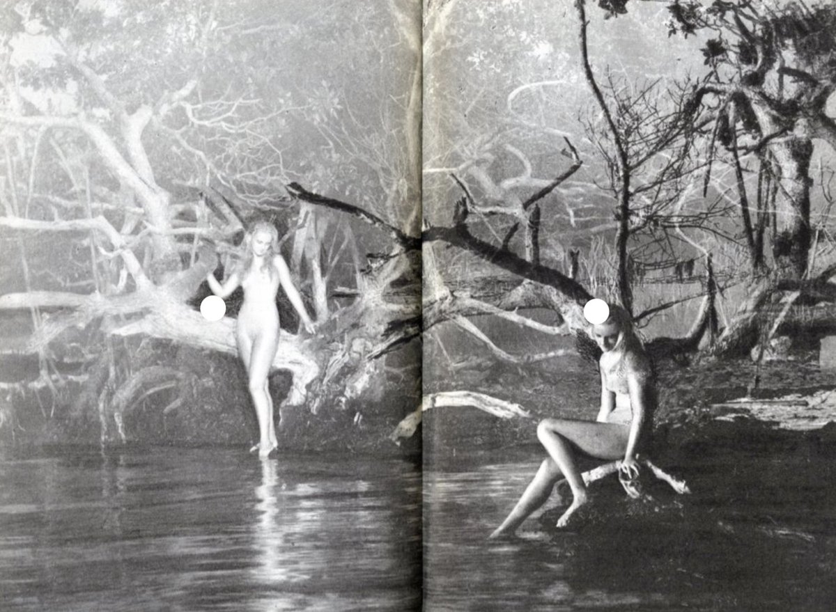 You know I never miss a chance to talk about all things Baltic.
So to all those who are wondering: the Latvian 🇱🇻 girls in Eurovision are embodying laumas (or laumės in Lithuanian), the oldest known Baltic mythical creatures who live in the forest and near bodies of water...(1/2)