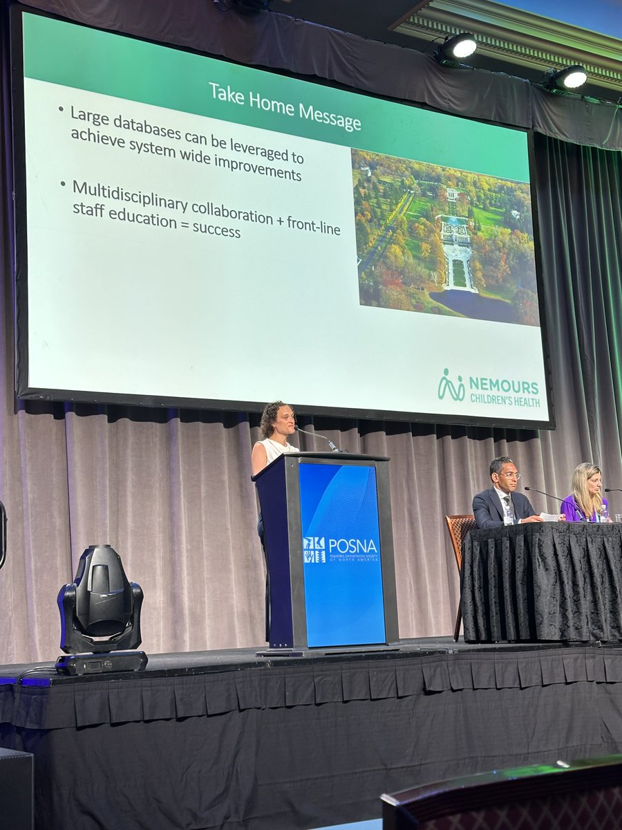 Days 2 and 3 consisted of even more great presentations. Congratulations to our Fellow, Alyssa Nash on presenting her first abstract at <a href="/POSNA_org/">POSNA</a> 2025. 
#POSNA2025 #antimicrobialstewardship #Orthotwitter #research