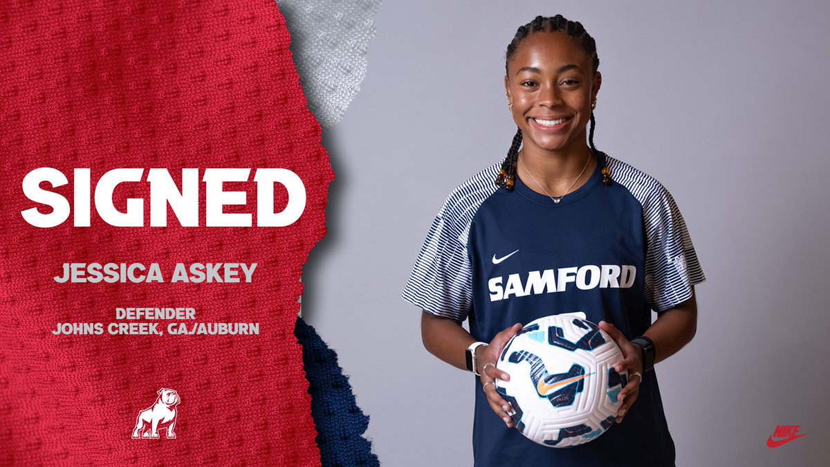 SamfordSoccer's tweet image. Welcome to the Samford Family, Jessica!
#DogDynasty | #AllForSAMford