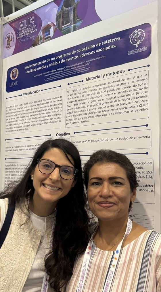 CIATI’s midline placement program is expanding, our head nurse presented the results. Is it time to report infections associated with midline catheters as we do with CVCs? <a href="/AMIMC8/">AMIMC</a> <a href="/infectoHU/">Infectología Hospital Universitario UANL</a> <a href="/infecto79/">Adrian Camacho-Ortiz</a>