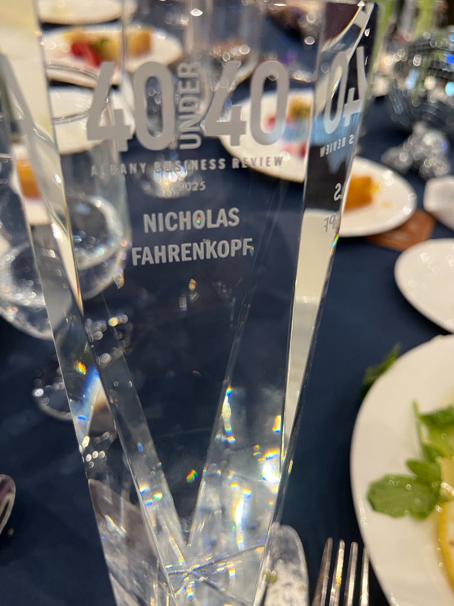 NORDTECHub's tweet image. Congrats to NORDTECH Technical Director, Dr. Fahrenkopf, on being honored at the @AlbanyBizReview's 40 Under 40 Luncheon! We're proud to see his him recognized today, as his dedication to @NORDTECHub strengthens the U.S. semiconductor ecosystem. Read more: tinyurl.com/trb4rpju