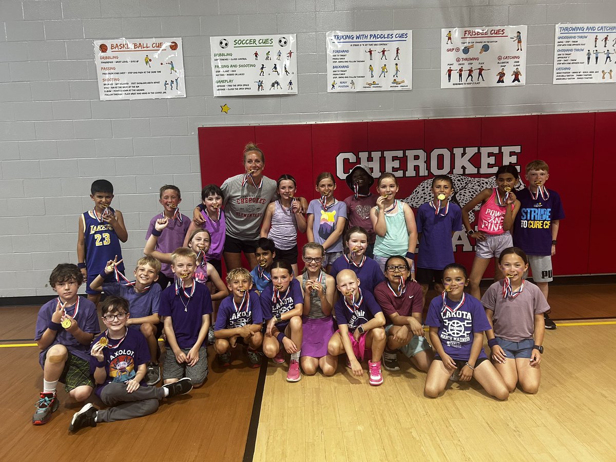 3rd Grade Dodgeball Champions 💜💜 #fieldday #cheetahpride