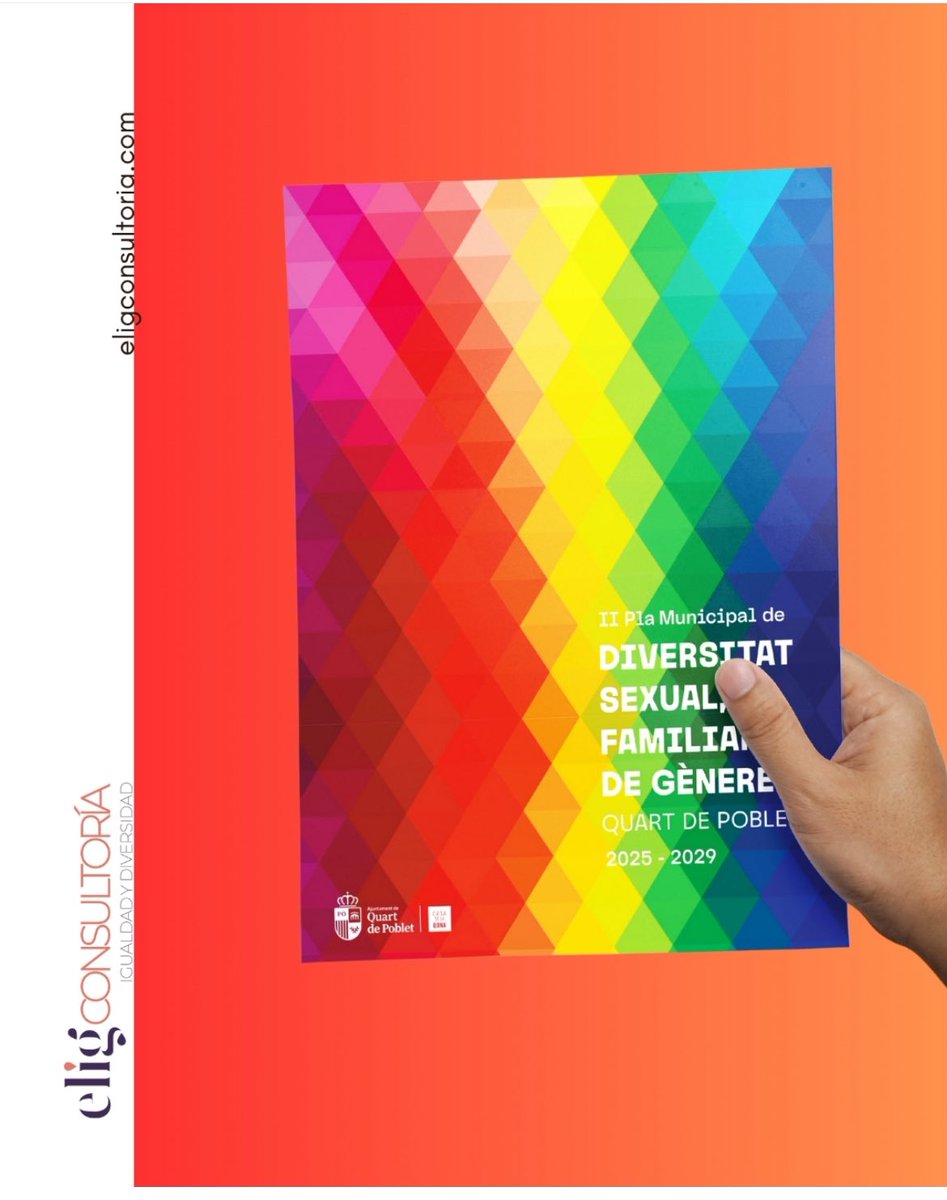 Hoy, desde Elig Consultoría, nos sentimos muy orgullosas de haber acompañado al municipio de <a href="/quartdepoblet/">Quart de Poblet</a> en la elaboración de su II Plan de Diversidad, un documento que reafirma su compromiso con una sociedad más justa, igualitaria e inclusiva.
#LGTBI #diversidad